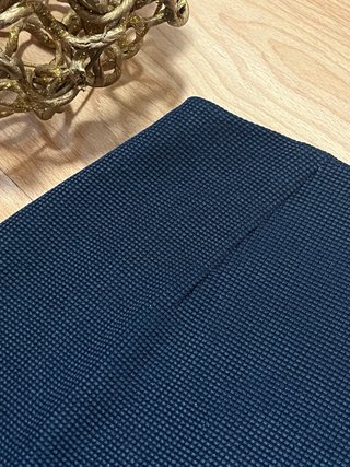Falda Mango Azul Marino Talla S