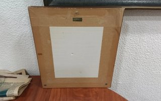 Virgen esmaltada en cobre