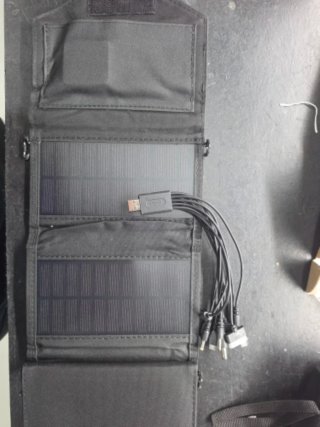 6 placas Panel solar 5V portátil camping