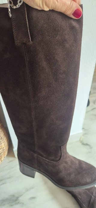 Botas Zara piel marrones nuevas