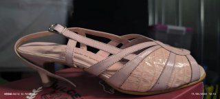 Sandalias verano beige/rosa