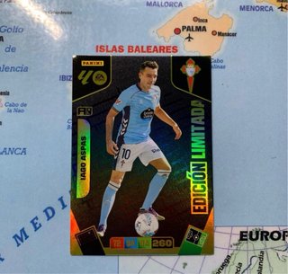 Iago Aspas Celta Edición Limitada Adrenalyn 25-26