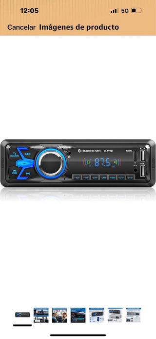 Radio Coche USB Bluetooth SD AUX