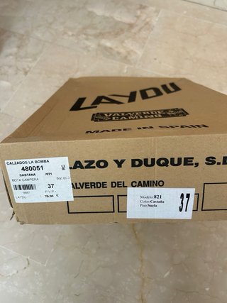 Botas camperas Lazo y Duque marrones