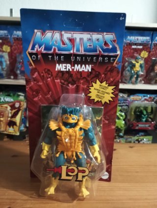 Precintada Masters Origins Mer-Man Lop Figura