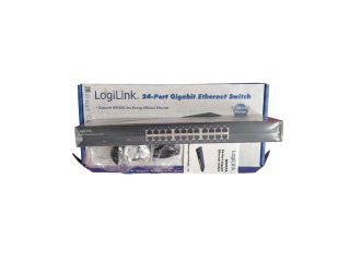 LogiLink Switch Gigabit Ethernet 24 Puertos