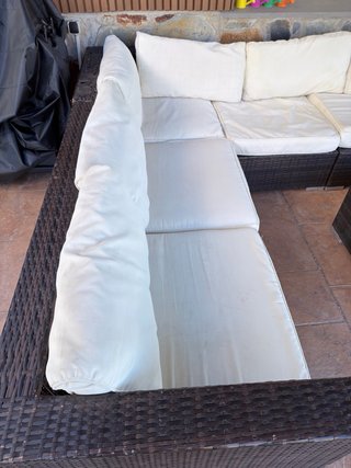 Sofá modular ratán sintético
