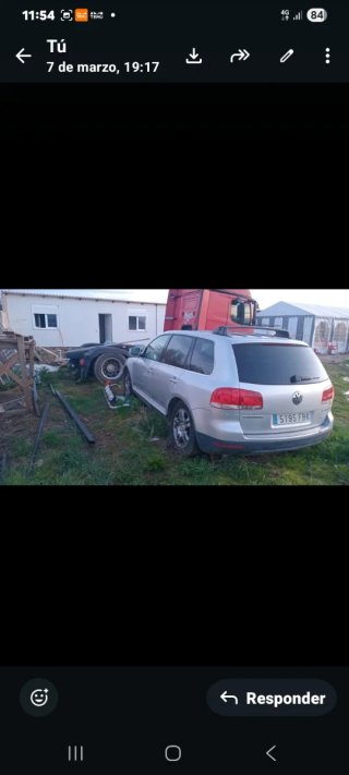 Volkswagen Touareg 2006 sin motor.