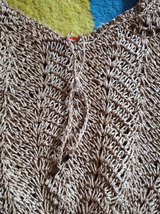 Bolso de rafia tejido
