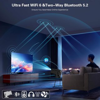 Mini Proyector Nuevo 4K Wifi Bluetooth