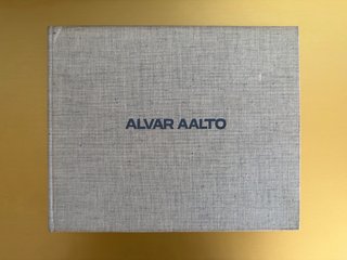 Libro Alvar Aalto 1963 tapa dura tela
