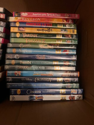 Lote 31 Películas Infantiles Blu-ray y DVD