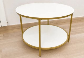 Mesa redonda cristal