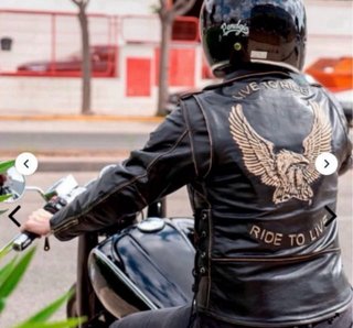 Chaqueta de cuero envejecido Iguana Custom