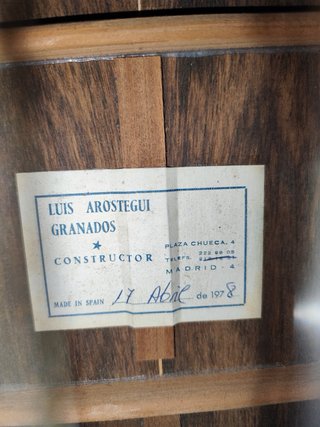 Guitarra Clásica Luthier Hecha a Mano