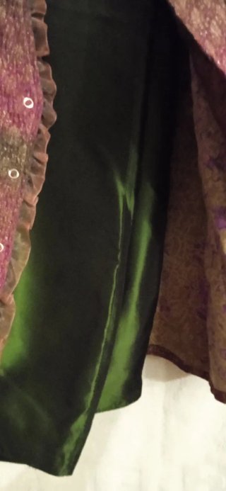 Conjunto fiesta pantalón y chaquetilla brillo