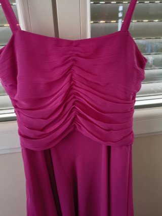 Vestido de fiesta rosa El Corte Inglés