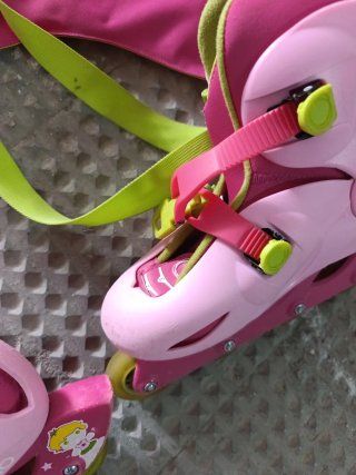 Patines niña Oxelo Talla 34-36 + Casco y funda