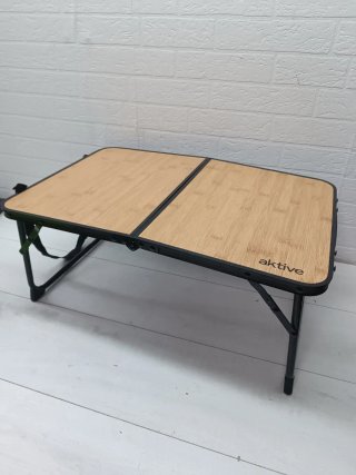 Mesa baja plegable bambú Aktive