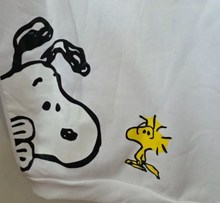 Sudadera Snoopy Blanca con Capucha de Verano