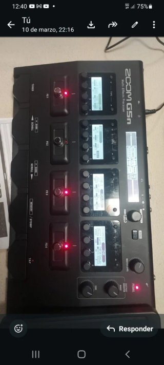 Pedalera Zoom G5N Guitarra