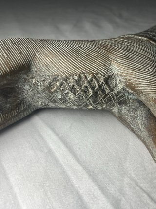 Tigre de bronce macizo