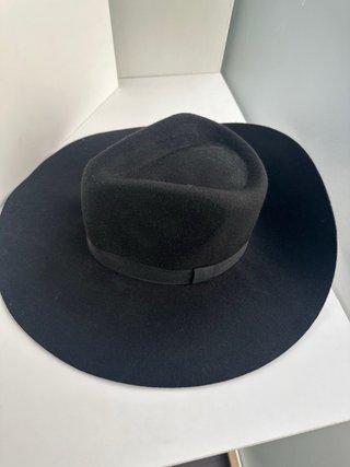 Sombrero Negro Ala Ancha
