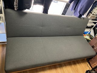Sofá Cama Gris Madera