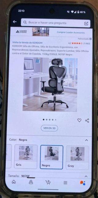 Silla de escritorio ergonómica KERDOM