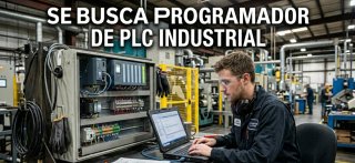 Se busca programador de PLC industrial