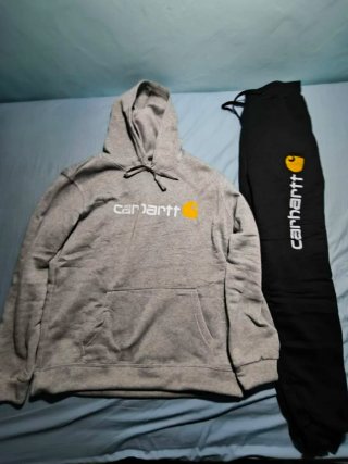 Set Abbigliamento Sportivo Carhartt con Felpa e Pantaloni