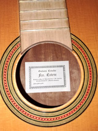 Guitarra estudio madera maciza (No Contrachapado)