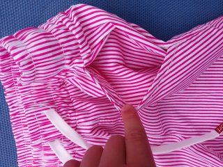 Pantalones largos rayas rosas talla M