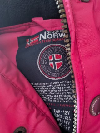 Abrigo Norway Geographical Rosa Talla L