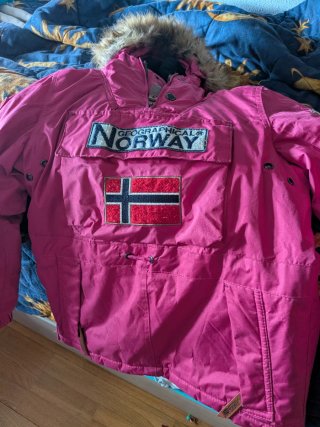 Abrigo Norway Geographical Rosa Talla L