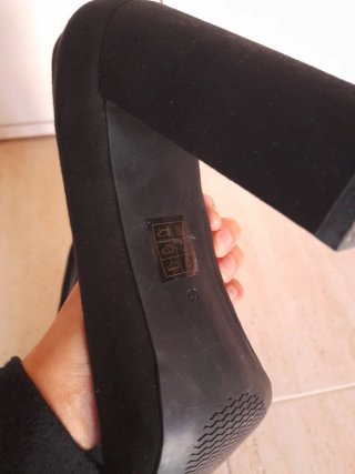 Zapatos de tacón negros