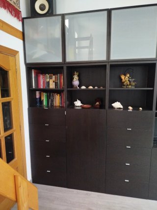 Mueble modular XL: Aparador, cajonera, vitrina