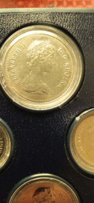 Monedas de Canadá Colección. Elizabeth II. 1982