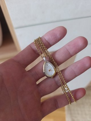 Colgante Reloj Seiko Oro y Plata