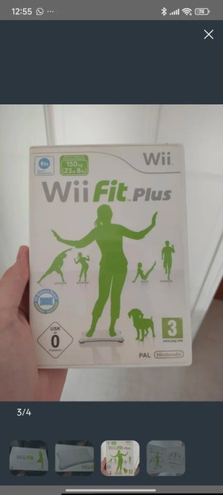 Juego Wii Fit Plus + Tabla Wii Fit
