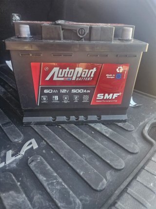 Batería Coche AutoPart SMF 60Ah 12V 500A EN