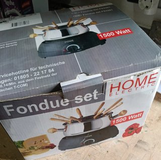 Horno Eléctrico Home Fondue set