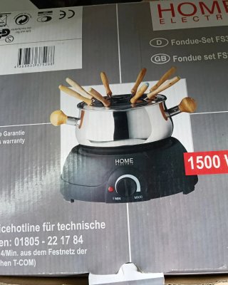 Horno Eléctrico Home Fondue set