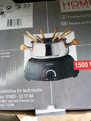 Horno Eléctrico Home Fondue set