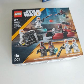 Lotto di 3 scatole Lego Star Wars SENZA MINIFIGURE