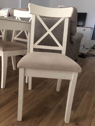 Mesa extensible Ikea + 6 sillas