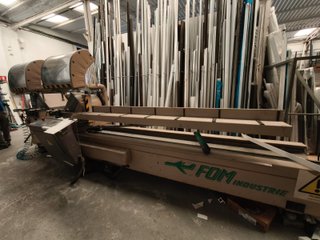 Tronzadora doble cabezal PVC