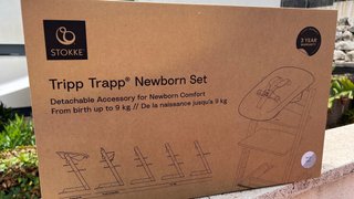 Set seggiolone Tripp Trapp per neonati + appendino