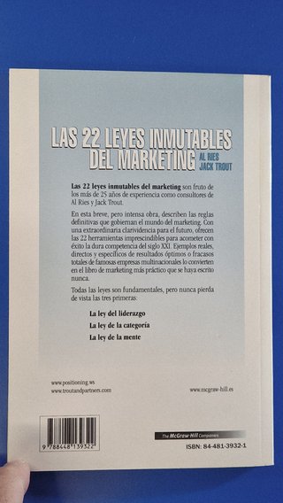 LAS 22 LEYES INMUTABLES DEL MARKETING
