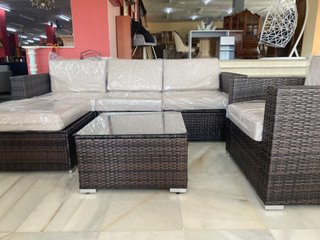 Conjunto de jardín marrón y beige NUEVO!